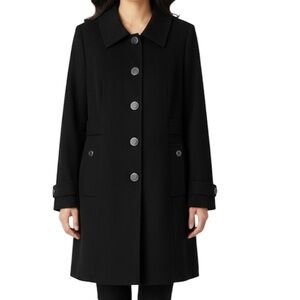 Black trench coat Jessica Large like new